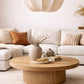 HDC Luxury Cream & White Fabric Pendant Light with Soft Ambient Glow for Dining & Living Spaces