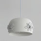 HDC Premium Luxury Floral Crystal Drum Pendant Light for Living Room, Dining & Bedroom