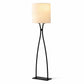 HDC Modern Black Fabric Floor Lamp for Living Room & Bedroom