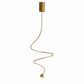 HDC Modern Spiral Hanging Pendant Light for Bedroom, Bedside & Luxury Interiors