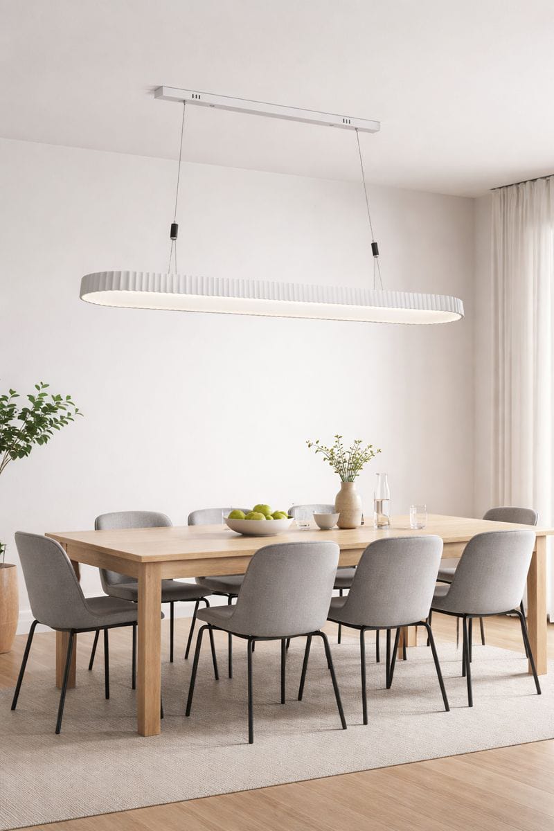 HDC Modern 1200mm Linear Chandelier for Dining Area, Kitchen Island