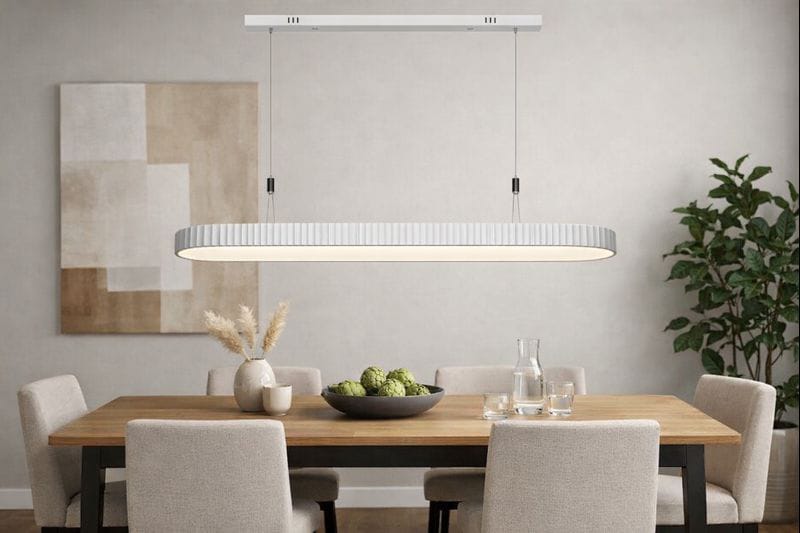 HDC Modern 1200mm Linear Chandelier for Dining Area, Kitchen Island