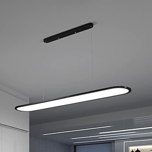 HDC 1200mm Modern Black + White Linear LED Chandelier