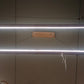 HDC 920mm Modern Wooden Linear LED Chandelier for Dining Area, Kitchen Island