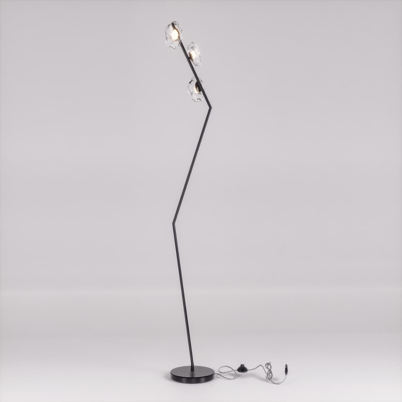 HDC Modern 3-Light Artistic Floor Lamp for Bedroom, Living Room