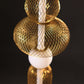 HDC Modern Gold Mesh Designer Floor Lamp for Bedroom, Living Room