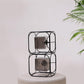 HDC Modern Black Double Cube Glass Table Lamp