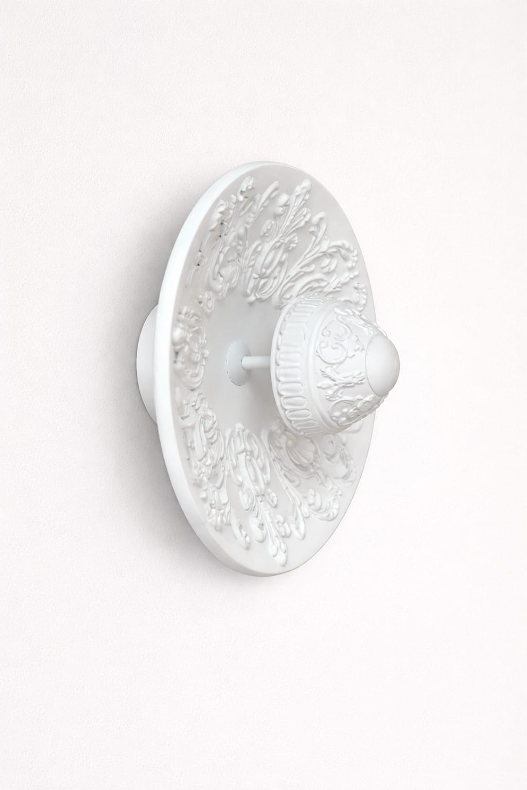 HDC Luxury White Resin Decorative LED Wall Light for Living Room, Bedroom