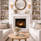 HDC Luxury Resin LED Decorative Wall Light for Bedroom, Living Room