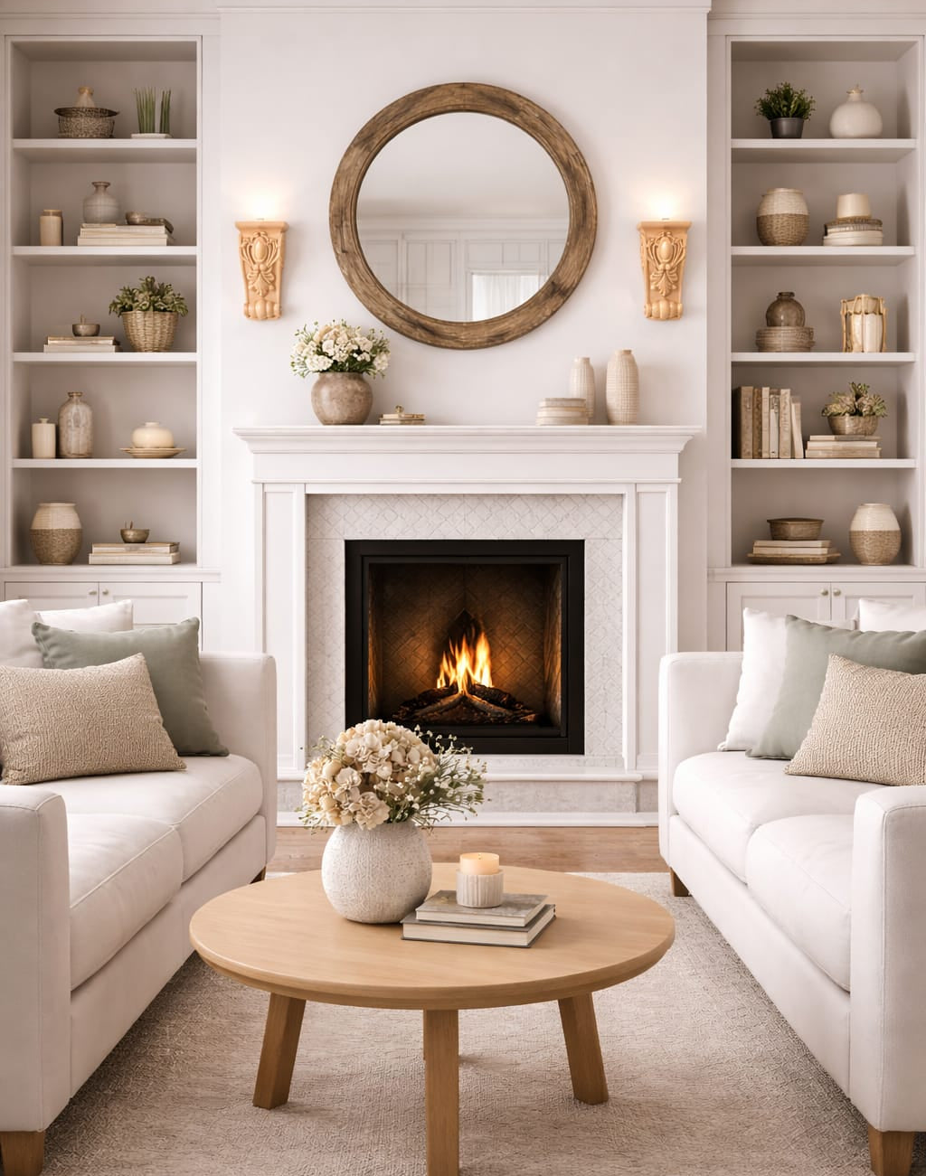 HDC Luxury Resin LED Decorative Wall Light for Bedroom, Living Room