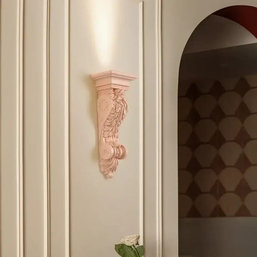 HDC Luxury Resin LED Decorative Wall Light for Bedroom, Living Room