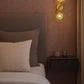 HDC Modern Dual Flower Glass Wall Light for Bedroom, Living Room