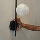 HDC Luxury Marble Glass Wall Light for Bedroom, Living Room