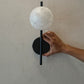 HDC Luxury Marble Glass Wall Light for Bedroom, Living Room