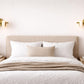 HDC Luxury Marble & Brass LED Wall Light for Bedroom, Living Room