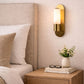 HDC Luxury White Marble Gold Wall Light for Bedroom, Living Room