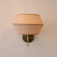 HDC Luxury Jute Fabric Wall Light in Gold Finish