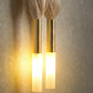 Luxury Antique Copper Silk Dual Tube Wall Light
