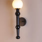 HDC Luxury Black Globe Wall Light for Bedroom, Living Room
