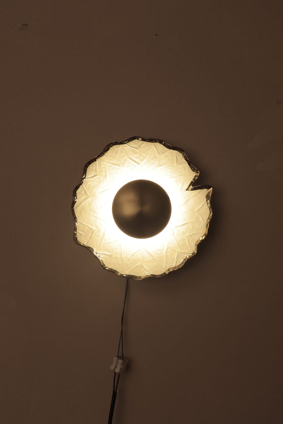 HDC Luxury Ceramic Flower Wall Light for Bedroom, Living Room
