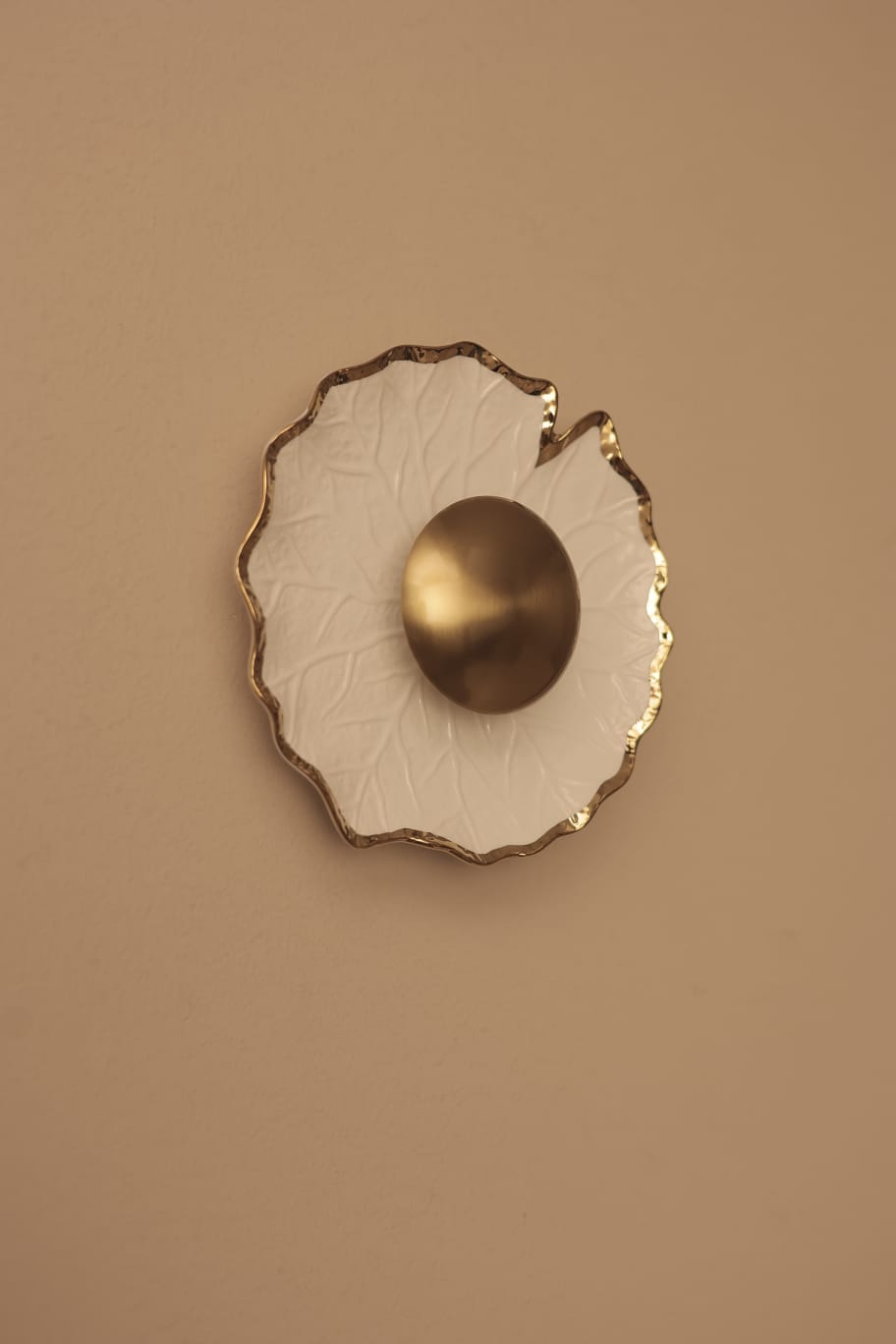 HDC Luxury Ceramic Flower Wall Light for Bedroom, Living Room