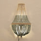 HDC Luxury Wooden Beaded Decorative Wall Light for Bedroom, Living Room
