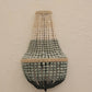 HDC Luxury Wooden Beaded Decorative Wall Light for Bedroom, Living Room
