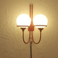 HDC Modern Double Frosted Glass Wall Light for Bedroom, Living Room