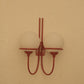 HDC Modern Double Frosted Glass Wall Light for Bedroom, Living Room