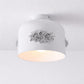 HDC 250mm Luxury Floral Metal Ceiling Light for Living Room, Bedroom, Hallway