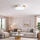 HDC Luxury Floral Round Ceiling Light for Bedroom