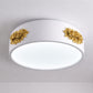 HDC Luxury Floral Round Ceiling Light for Bedroom