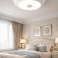 HDC Luxury Classic Floral Resin LED Ceiling Light for Bedroom, Living Room