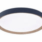 HDC Modern Round LED Ceiling Light with Wood Finish