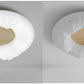 HDC Modern Cloud LED Ceiling Light with Wooden Accent