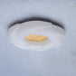 HDC 500mm Modern Wooden Acrylic LED Ceiling Light for Bedroom, Living Room