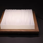 HDC Modern Wooden Fabric Flush Mount Ceiling Light