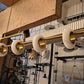 HDC 1200mm Modern Gold & White Marble Linear LED Chandelier