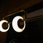 HDC 1200mm Modern Gold & White Marble Linear LED Chandelier