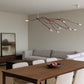 HDC Modern Artistic Branch LED Chandelier for Bedroom, Living Room