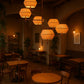 HDC Luxury Gold & Jute Multi-Light Chandelier