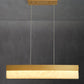 HDC Modern Golden Linear LED Chandelier Light