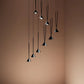 HDC Modern 3-Light Minimalist LED Chandelier