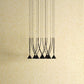 HDC Modern 3-Light Minimalist LED Chandelier
