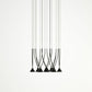 HDC Modern 3-Light Minimalist LED Chandelier