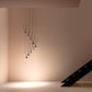 HDC Modern 3-Light Minimalist LED Chandelier