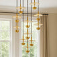 HDC Luxury White Ceramic Flower LED Chandelier