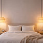 HDC Modern Handwoven Jute Pendant Light with Gold Finish