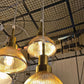 HDC Modern Amber Glass 3-Light Cluster Pendant Light for Living Room, Bedroom