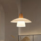 HDC Modern Wooden White Pendant Light for Bedroom, Living Room